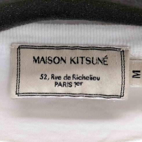 メゾンキツネ MAISON KITSUNE プリントクルーネックTシャツ メンズ M