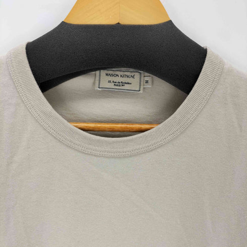 メゾンキツネ MAISON KITSUNE 刺繍クルーネックTシャツ メンズ JPN:M