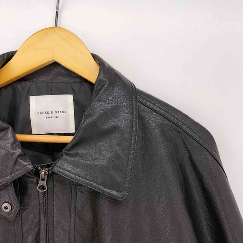 フリークスストア FREAKS STORE 24SS フェイクレザーブルゾン メンズ FREE