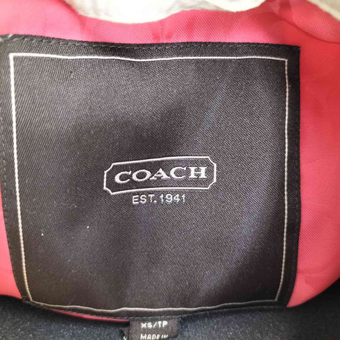 コーチ COACH 裏地モノグラム総柄トレンチコート レディース JPN:XS