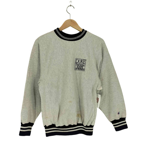 チャンピオン Champion 90s USA製 REVERSE WEAVE DUKE クルーネックスウェット メンズ M