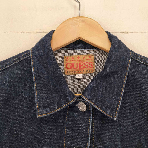 ゲス GUESS 90s USA製 デニムトラッカージャケット レディース L