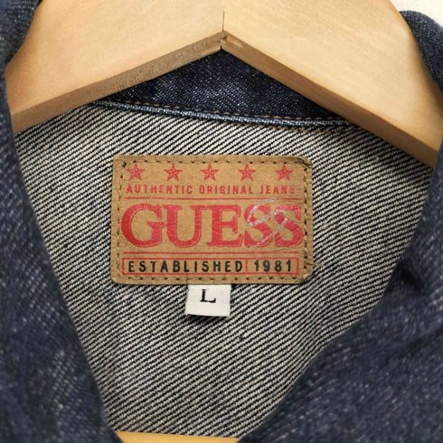 ゲス GUESS 90s USA製 デニムトラッカージャケット レディース L