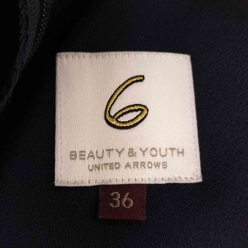 ロクビューティーアンドユースユナイテッドアローズ 6 BEAUTY & YOUTH UNITED ARROWS BY タックカーブ パンツ -ウォッシャブル レディース JPN:36