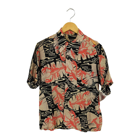 総柄 S/S オープンカラーシャツ メンズ import:M