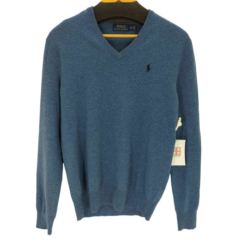 ポロラルフローレン POLO RALPH LAUREN Vネックウールニット メンズ XS