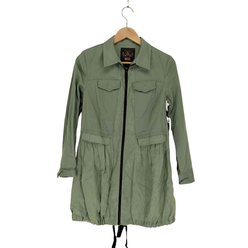 ディーゼル DIESEL キュプラレーヨンジップハーフコート レディース XS
