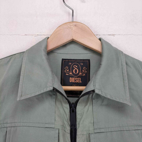 ディーゼル DIESEL キュプラレーヨンジップハーフコート レディース XS