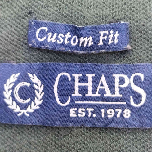チャップス CHAPS Custom Fit ロゴ刺繍 鹿の子 ポロシャツ メンズ import:XXL