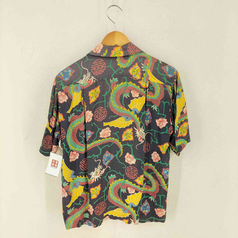 カメハメハ Kamehameha 40S シルク S/S オープンカラー アロハ シャツ メンズ import:S