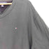 トミーヒルフィガー TOMMY HILFIGER ロゴ刺繍 Vネック コットン ニット メンズ import:XXL