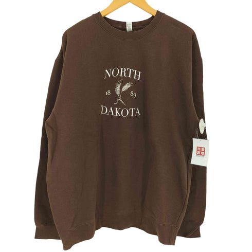 インデペンデントトレーディングカンパニー INDEPENDENT TRADING COMPANY NORTH DAKOTA 刺繍 裏起毛 スウェット メンズ import:L