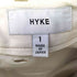 ハイク HYKE アンクル丈 テーパード チノパンツ レディース JPN:1