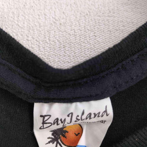 BAYISLAND S/SロゴプリントバンドTシャツ メンズ import:S