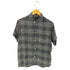50s gohn paluen ニット チェック S/S オープンカラーシャツ メンズ import:M