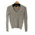 ポロラルフローレン POLO RALPH LAUREN ウールカシミヤ Vネック ケーブルニット レディース import:XS