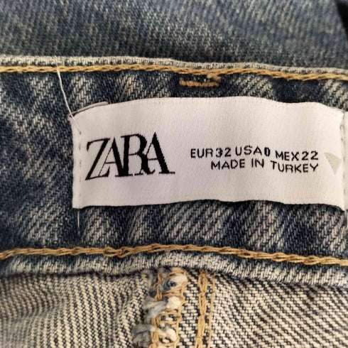 ザラ ZARA ステッチラインデニムパンツ レディース 32