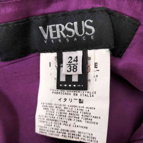 ヴェルサスヴェルサーチ VERSUS VERSACE イタリー製 切替 デザインスカート レディース 24/38