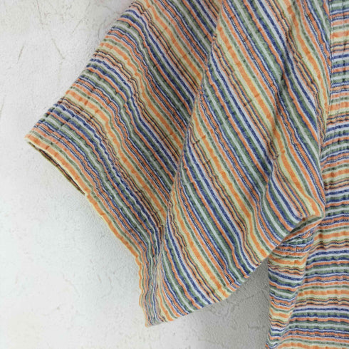 カムコ CAMCO 80S コットン シアサッカー S/S シャツ メンズ import:M