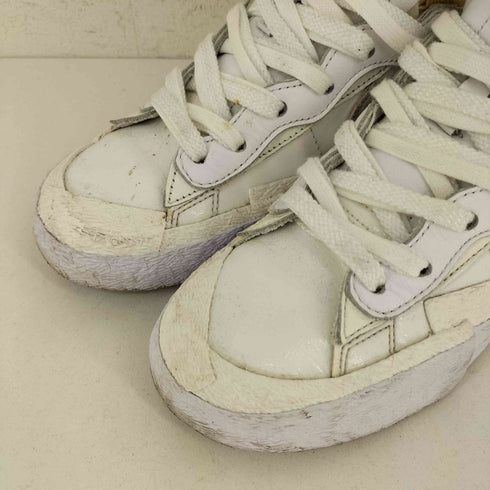 サカイ Sacai White Patent Leather ハイカットスニーカー メンズ JPN:26.5