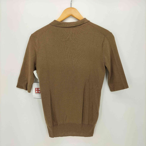 ドレステリア DRESSTERIOR コットン シルク ニット ポロ シャツ レディース