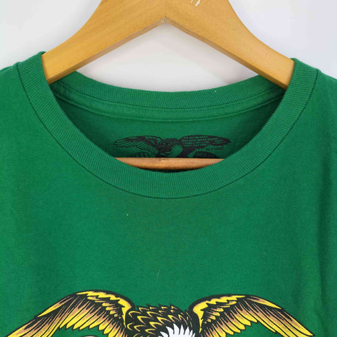 アンタイヒーロー ANTIHERO メキシコ製 イーグルプリント クルーネック Tシャツ メンズ import:XL