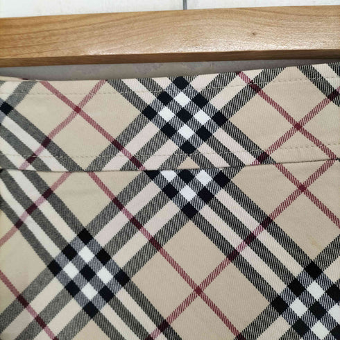 バーバリーブルーレーベル BURBERRY BLUE LABEL ノバチェック巻きスカート レディース 36