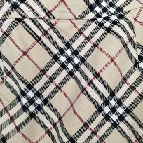 バーバリーブルーレーベル BURBERRY BLUE LABEL ノバチェック巻きスカート レディース 36