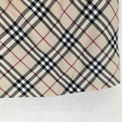 バーバリーブルーレーベル BURBERRY BLUE LABEL ノバチェック巻きスカート レディース 36