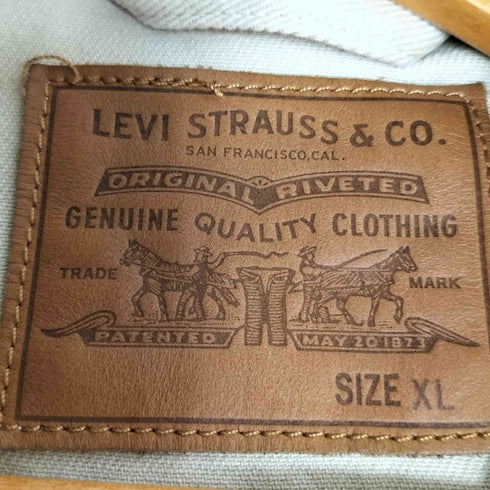 リーバイス Levis 生成り トラッカージャケット 4th メンズ import:XL