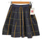 バーバリーブルーレーベル BURBERRY BLUE LABEL ジップアップ チェックタックスカート レディース 36