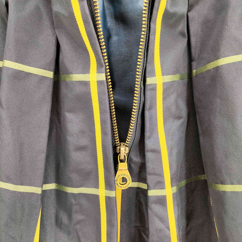 バーバリーブルーレーベル BURBERRY BLUE LABEL ジップアップ チェックタックスカート レディース 36
