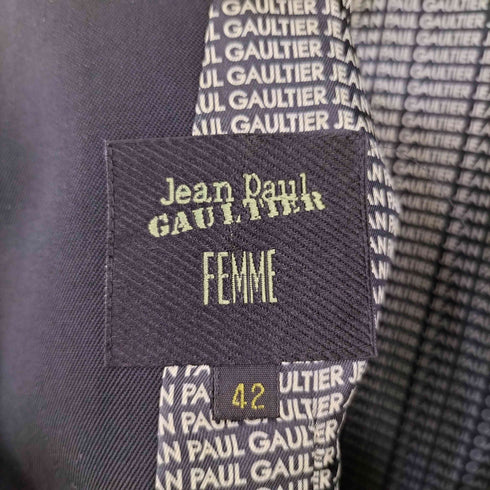 ジャンポールゴルチエフェム Jean Paul GAULTIER FEMME 4B ウールテーラードジャケット メンズ 42