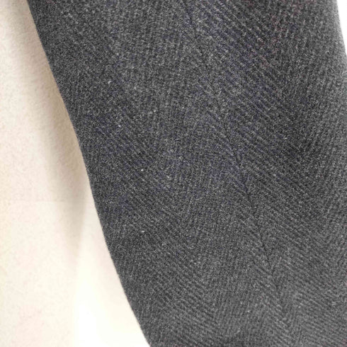 バーバリーブルーレーベル BURBERRY BLUE LABEL アンゴラ混ヘリンボーンフーディーコート レディース 38