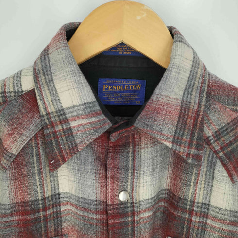 ペンドルトン PENDLETON HERRITAGE LIMITED EDITION 00S ウール オンブレ ウエスタンシャツ メンズ import:S