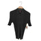 ジャンポールゴルチエクラシック Jean Paul GAULTIER CLASSIQUE S/S コットンデザインニット レディース 40