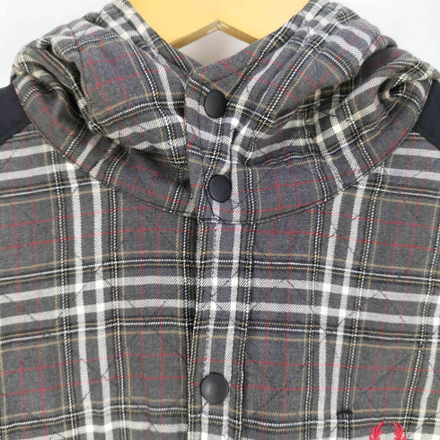フレッドペリー FRED PERRY キルティングフーデッドジャケット メンズ import:XL