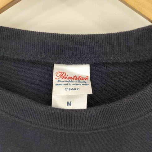 プリントスター printstar HARDROCK 3-8 ロゴプリントクルーネックスウェットトレーナー メンズ M