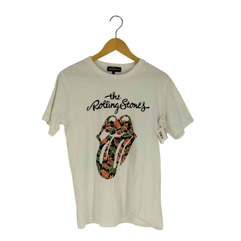 フロントプリント バンド Tシャツ メンズ import:L