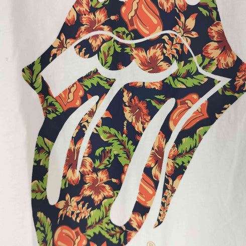 フロントプリント バンド Tシャツ メンズ import:L