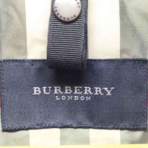 バーバリーロンドン BURBERRY LONDON 裏地ノバチェックスタンドカラーナイロンジャケット メンズ L