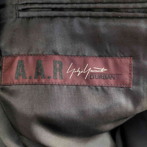 ヨウジヤマモトダーバン アール Yohji Yamamoto DURBAN A.A.R ウール 2B テーラードジャケットパンツセットアップ メンズ 83