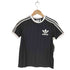 アディダスオリジナルス adidas Originals ディカラースリーストライプス ピンストライプ半袖Tシャツ レディース import:S