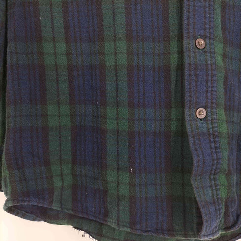 エルエルビーン L.L.Bean ブラックウォッチ チェックネルシャツ メンズ import:L