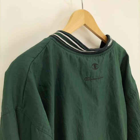 チャンピオン Champion 90S カレッジロゴ ナイロン プルオーバー メンズ import:L