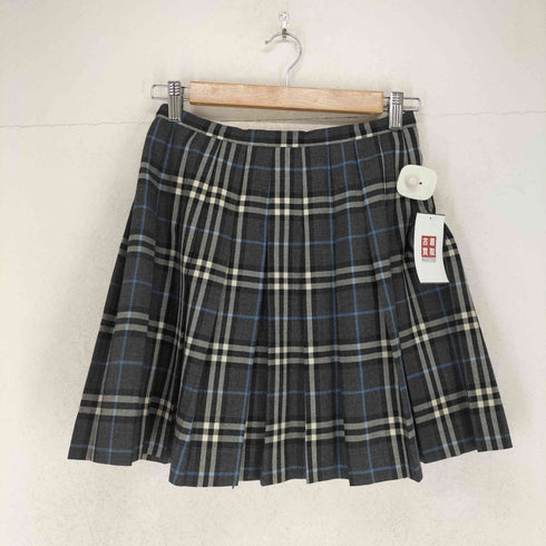 バーバリーブルーレーベル BURBERRY BLUE LABEL チェック柄ミニ巻きスカート レディース 38