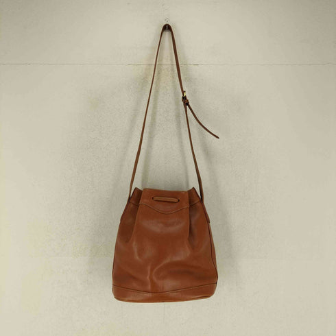クレージュ courreges 80s レザーショルダーバッグ レディース