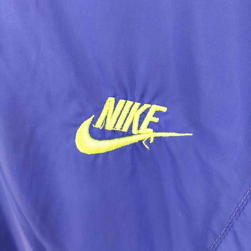 ナイキ NIKE 90S 銀タグ フロントロゴ刺繍ナイロンジャケット メンズ import:M