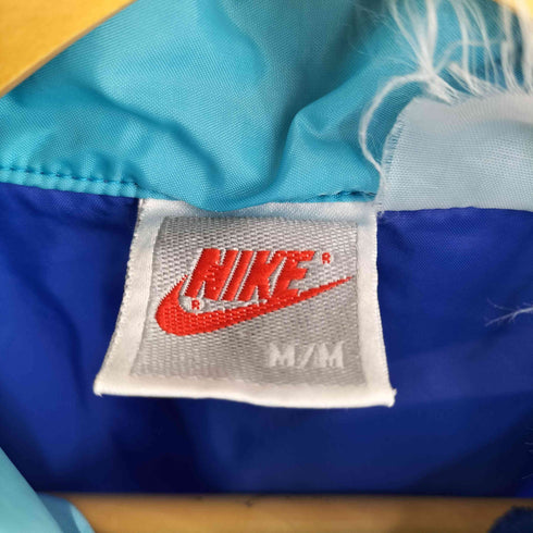 ナイキ NIKE 90S 銀タグ フロントロゴ刺繍ナイロンジャケット メンズ import:M