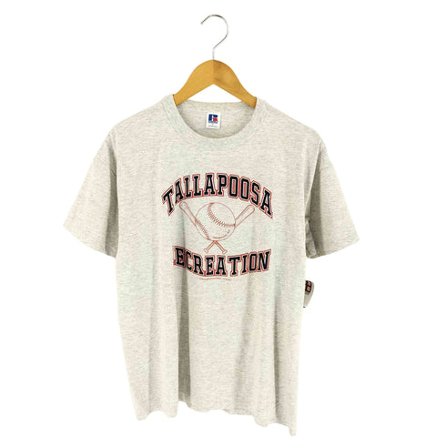 ラッセルアスレチック RUSSELL ATHLETIC 90S USA製 ベースボール 両面プリント Tシャツ メンズ import:L